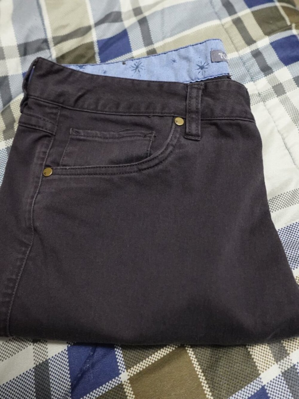 Toad&Co Silvie Skinny Jeans Women’s 12 Eggplant Purple Stretch Denim Mid Rise - Picture 13 of 13